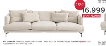 Møbelringen Kos 3-seter xl tilbud