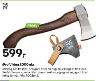 XXL Sport Øyo viking 2000 øks tilbud