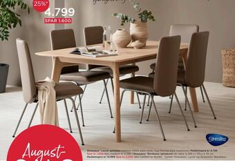 Møbelringen Stressless® bordeaux spisebord tilbud