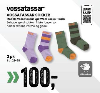 Sport Outlet Vossatassar sokker tilbud