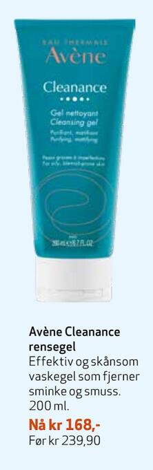 Apotek 1 Avène cleanance rensegel tilbud