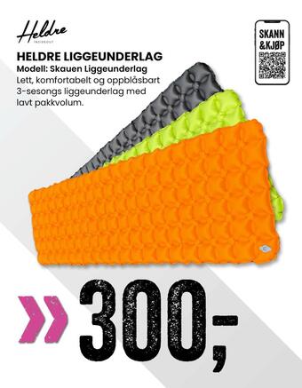 Sport Outlet Heldre liggeunderlag tilbud