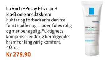 Apotek 1 La roche-posay effaclar h iso-biome ansiktskrem tilbud