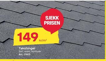 Byggmax Takshingel tilbud