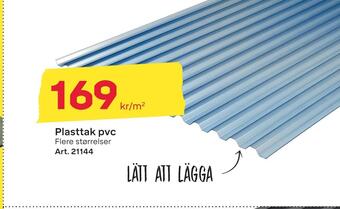 Byggmax Plasttak pvc tilbud