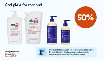 Apotek 1 Utvalgte dusjoljer tilbud