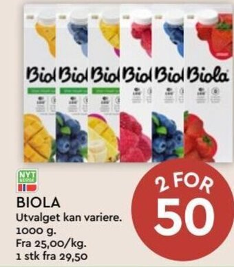 Coop Mega BIOLA tilbud