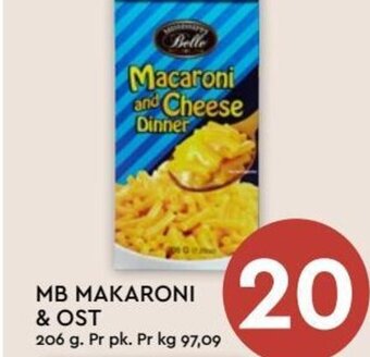 Coop Mega MB MAKARONI & OST tilbud