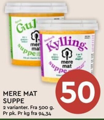 MERE MAT SUPPE