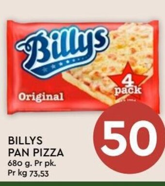 Coop Mega BILLYS PAN PIZZA 680 g. Pr pk. tilbud