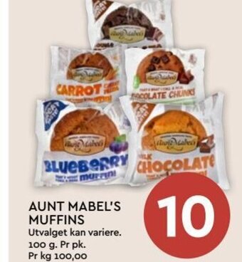 Coop Mega AUNT MABEL'S MUFFINS tilbud