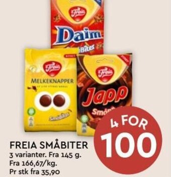 Coop Mega FREIA SMÅBITER tilbud