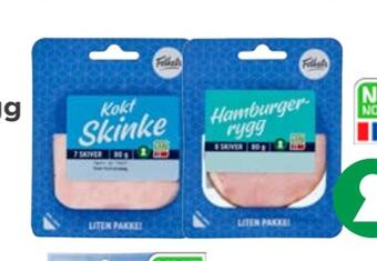 Meny Kokt skinke/ hamburgerrygg tilbud