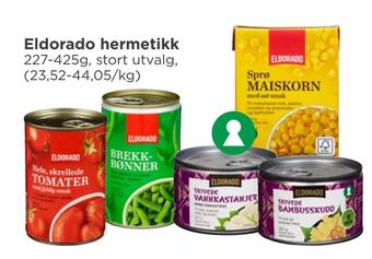 Meny Eldorado hermetikk tilbud