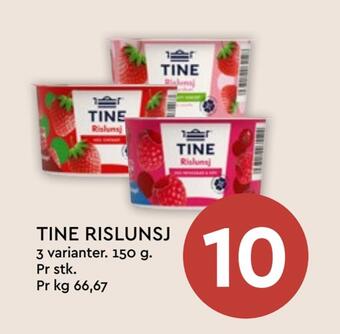 Coop Mega Tine rislunsj tilbud