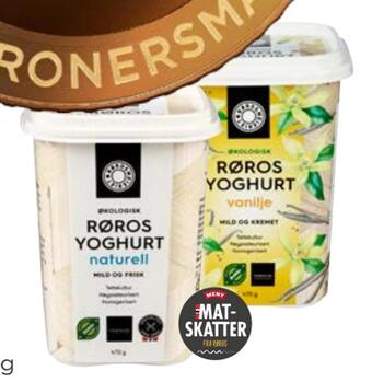 Meny Røros yoghurt tilbud