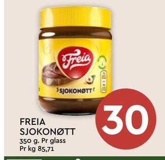 Coop Mega Freia sjokonøtt tilbud