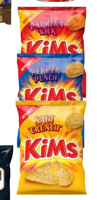 Meny Kims chips tilbud
