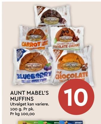 Coop Mega Aunt mabel's muffins tilbud