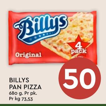 Coop Mega Billys pan pizza tilbud