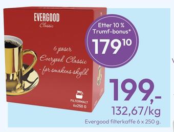 Gigaboks Evergood filterkaffe tilbud