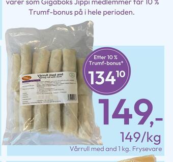 Gigaboks Vårrull med and tilbud