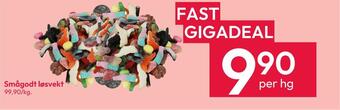 Gigaboks Smågodt løsvekt tilbud