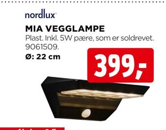 jem & fix Mia vegglampe tilbud