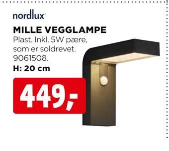 jem & fix Mille vegglampe tilbud