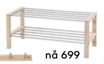 Skeidar Hudson skostativ tilbud