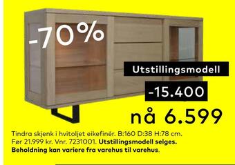 Skeidar Tindra skjenk tilbud