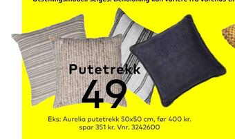 Skeidar Putetrekk tilbud