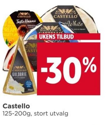 Meny Castello 125-200g tilbud