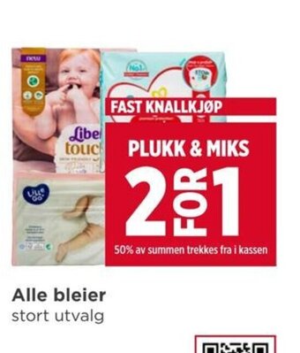 Meny Alle bleier tilbud