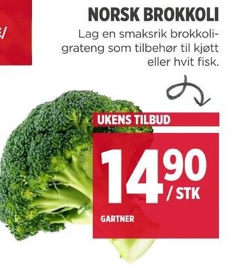 Meny NORSK BROKKOLI tilbud