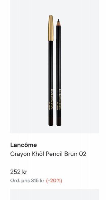 Lancôme Crayon Khôl Pencil Brun 02