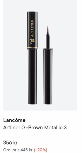 Lyko Lancôme Artliner O -Brown Metallic 3 tilbud