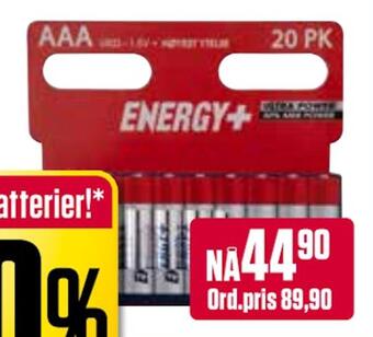 Europris Stor-pk batterier! tilbud
