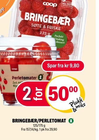 Coop Extra BRINGEBÆR/PERLETOMAT tilbud