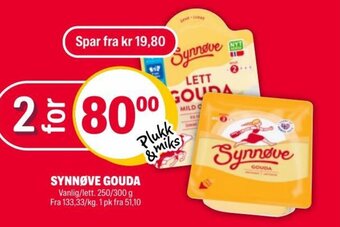 Coop Extra SYNNØVE GOUDA tilbud