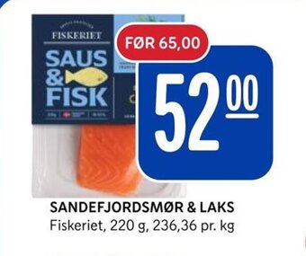 Rema 1000 SANDEFJORDSMØR & LAKS tilbud