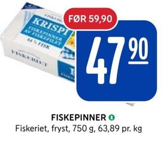 Rema 1000 FISKEPINNER tilbud