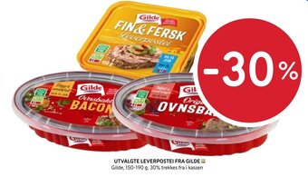Rema 1000 UTVALGTE LEVERPOSTEI FRA GILDE tilbud