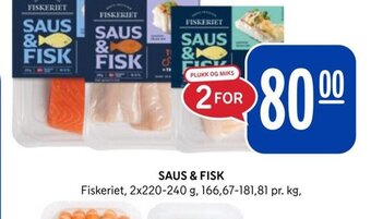 Rema 1000 SAUS & FISK tilbud