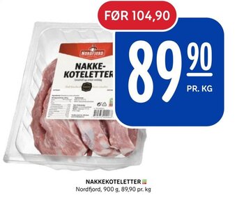 Rema 1000 NAKKEKOTELETTER tilbud