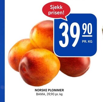 Rema 1000 NORSKE PLOMMER tilbud