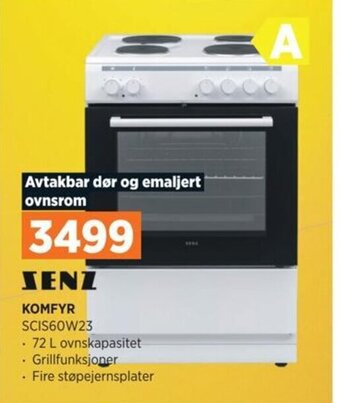 POWER KOMFYR SCIS60W23 tilbud