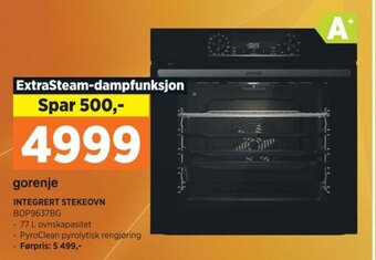 POWER INTEGRERT STEKEOVN BOP9637BG tilbud