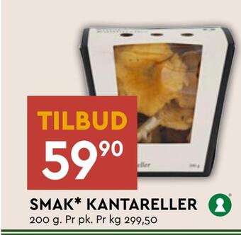 Coop Mega Smak* kantareller tilbud