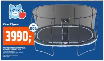 Coop Obs Pro flyer airbounce trampoline 4,57 meter komplett 2023 tilbud